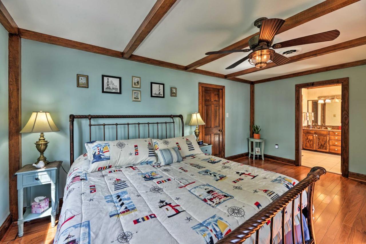Bayfront Blounts Creek Home Private Beach And Dock! Whichard Beach Exterior foto
